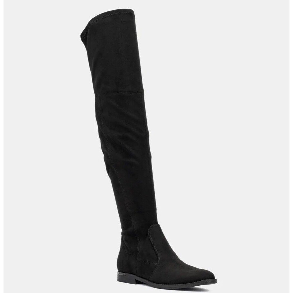 Marc Fisher Renn Over The Knee Black Boots Sz 8 New W/O Tags